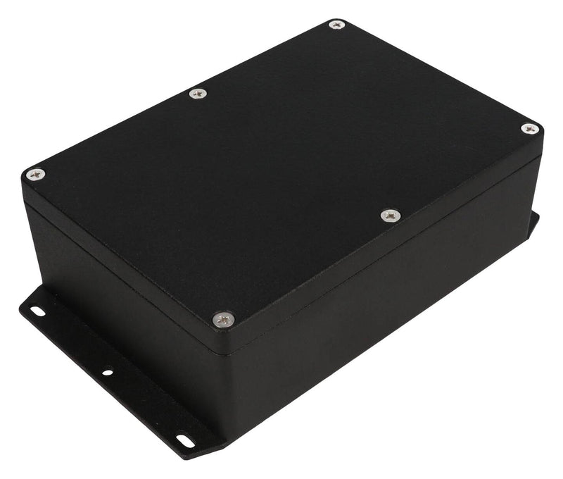 HAMMOND 1550Z101FBK Metal Enclosure, w/ Flange, Instrument, Diecast Aluminium, 50 mm, 45 mm, 30 mm, IP66, IP67, IP68