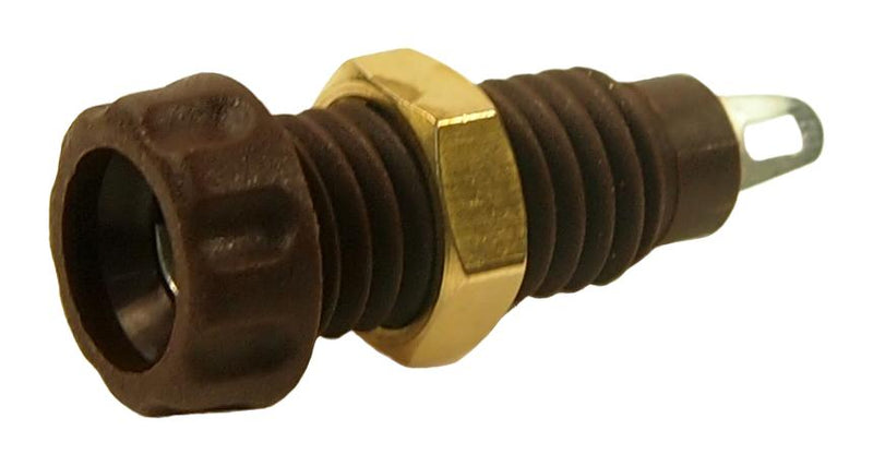 MULTICOMP PRO MP - CL1462 Banana Test Connector, Jack, Panel Mount, Brown