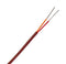 OMEGA TT-N-20-100 Thermocouple Wire, Duplex, Insulated, Type N, 20 AWG, Solid, 100 ft, ANSI, PFA, TT Series