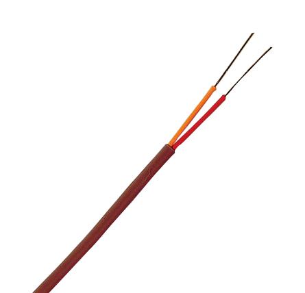 OMEGA TT-N-20-100 Thermocouple Wire, Duplex, Insulated, Type N, 20 AWG, Solid, 100 ft, ANSI, PFA, TT Series