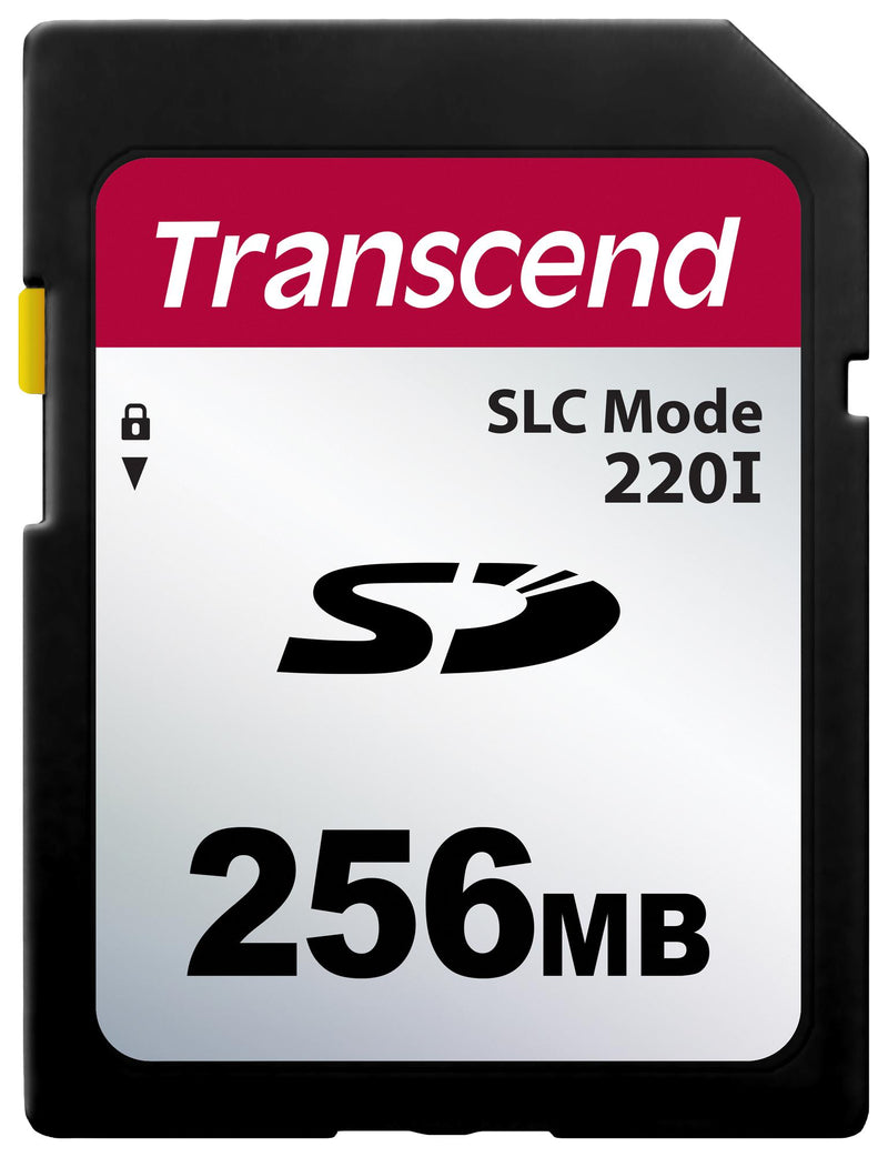 TRANSCEND TS256MSDC220I Flash Memory Card, SD Card, 256 MB, -40 &deg;C, 85 &deg;C