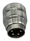 NORCOMP 878-004-103RLS1 CIRCULAR CONNECTOR, PLUG, 4POS, SOLDER