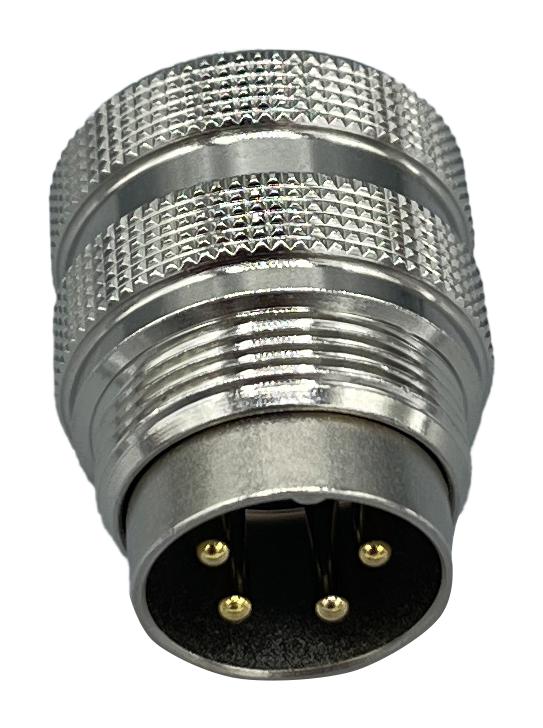 NORCOMP 878-004-103RLS1 CIRCULAR CONNECTOR, PLUG, 4POS, SOLDER