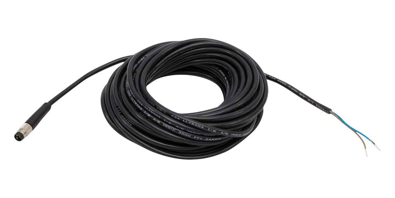 BANNER ENGINEERING BC-M8M3-24-8 SENSOR CORD, 3P M8 PLUG-FREE END, 26.25