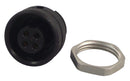 Binder 09 0982 00 04 09 04 Circular Connector 710 Series Panel Mount Receptacle 4 Contacts Solder Socket