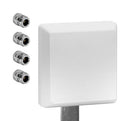 SIRETTA OSCAR65/X/NTYPE-F/S/S/33 RF Antenna, 7.392 to 7.92GHz, 5G/4G/3G/2G/GSM/ISM/UMTS/LTE/SigFox/LoRa/WiFi/IoT/Z-Wave/WLAN, 5.49dBi