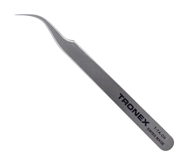 TRONEX 7-TA-CH TWEEZER, HIGH PRECISION, STYLE 7, 4.724"