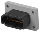 DEUTSCH - TE CONNECTIVITY DTM04-12PB-L012 Automotive Connector Housing, Black, Key B, DTM Series, Receptacle, 12 Ways