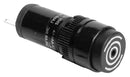 MULTICOMP PRO MPADP16B4-0R0-0240 Buzzer, Intermittent, IP40, 80 dB, 3 A, 12 to 24 VDC, 16mm Panel Cutout