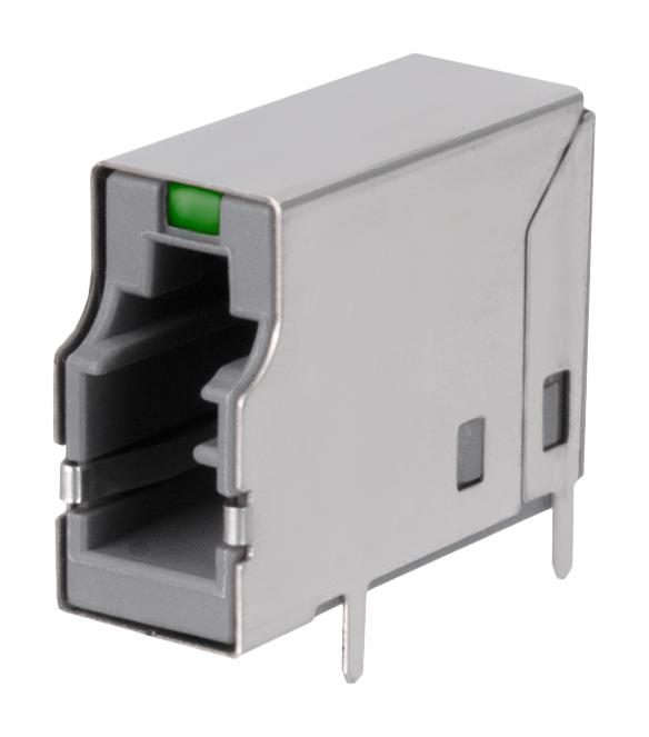 STEWART CONNECTOR SS-69000-001 Modular Connector, SPE Jack, 1 x 1 (Port), 2P2C, Through Hole Mount