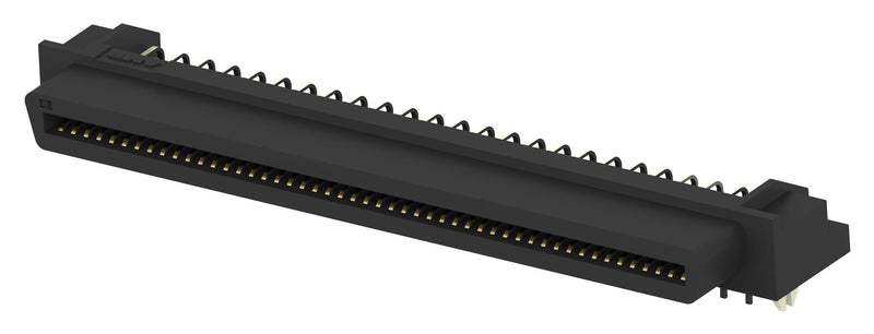 AMP - TE CONNECTIVITY 1-1734037-0 I/O Connector, 100 Contacts, Receptacle, Board to Board, Through Hole Right Angle