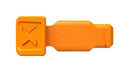 KNIPEX 00 61 10 CO Colour Code Clip, 21 mm X 9 mm X 8 mm, Orange, 10 Pieces