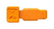 KNIPEX 00 61 10 CO Colour Code Clip, 21 mm X 9 mm X 8 mm, Orange, 10 Pieces
