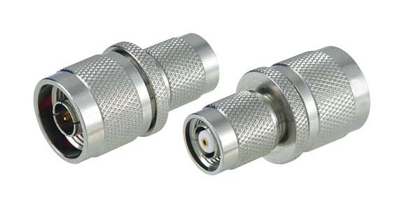 L-COM AXA-NMRTP RF / Coaxial Adapter, N, Plug, TNC RP, Plug, Straight Adapter, 50 ohm