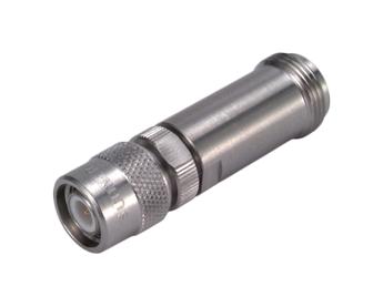 HUBER+SUHNER 33"TNC-N-50-51/---"UE RF / Coaxial Adapter, TNC, Plug, N, Jack, Straight Adapter, 50 ohm