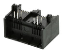 MOLEX 43814-6421 Modular Connector, Modular Jack, 1 x 2 (Ganged), 6P4C, Cat3, Through Hole Mount