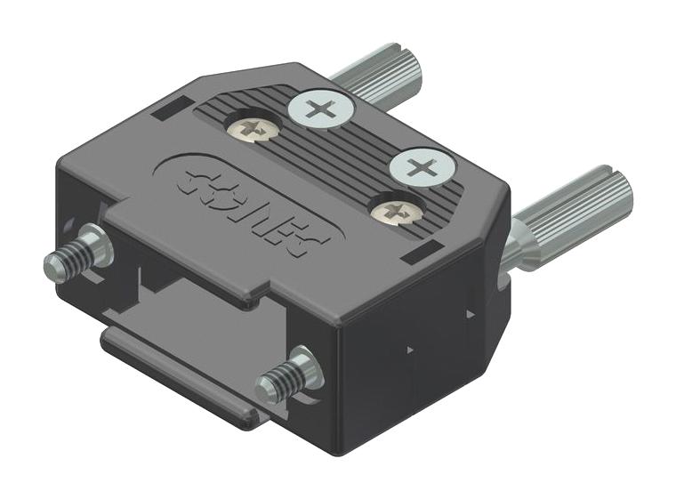 Amphenol Conec 165X10139XE 165X10139XE D Sub Backshell DE 180&deg; Nylon (Polyamide) Glass Filled Body