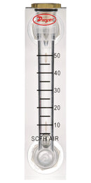 DWYER VFA-7 Air Flowmeter, 5SCFH to 50SCFH, 5%, 3.175mm, 10bar, VF Series Flow Meter