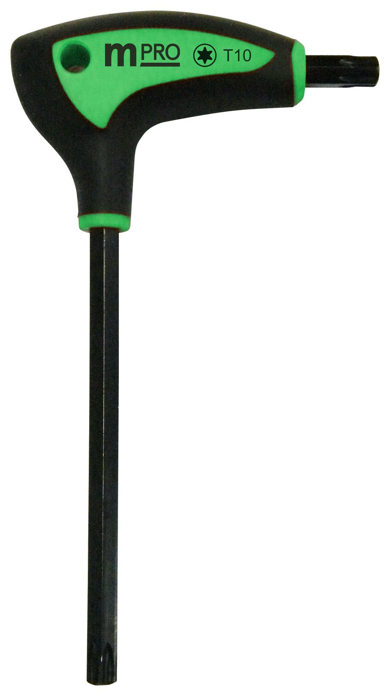 MULTICOMP PRO MP013224 Torx Key, T10, T - Handle, Black, Chrome Vanadium Steel