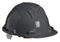UCI HD/CLI/5-RS/BK Standard Safety Helmet, Black, HDPE, 6 Point PE Internal Harness, Slip Ratchet, With Sweatband