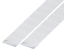 GCT 10-24-A-0304-C-4-08-4-T FFC / FPC Cable, 24 Core, 1 mm, Same Sided Contacts, 12 ", 304 mm, White