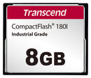 TRANSCEND TS8GCF180I Flash Memory Card, Compact Flash Card, 8 GB, -25 &deg;C, 85 &deg;C