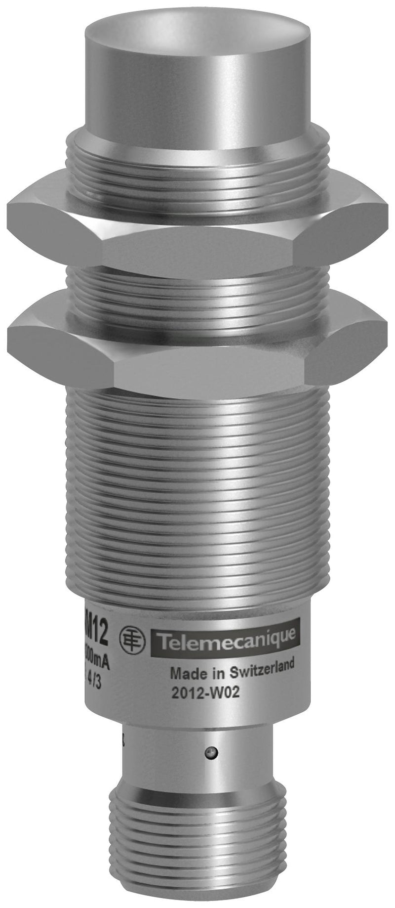 TELEMECANIQUE SENSORS XS918R4PAM12 Inductive Proximity Sensor, Cylindrical, OsiSense XS, M18, 20 mm, PNP-NO, 12 to 24 Vdc, Connector