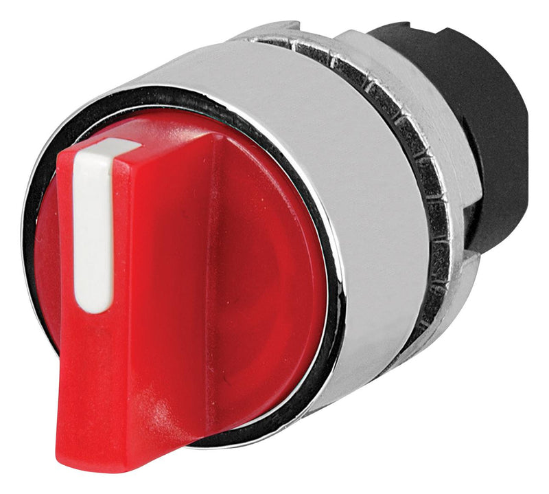 EAO 46-2W28.3CP0.001 Switch Actuator, 2 Position, 30mm, Red, EAO 46 Series 22.3mm Illuminated Selector Switches, IP65