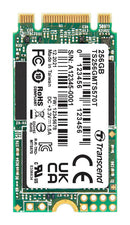 TRANSCEND TS256GMTS570T SSD, Internal, M.2 2242, SATA 6 Gb/s (SATA III), 256 GB, 3D NAND