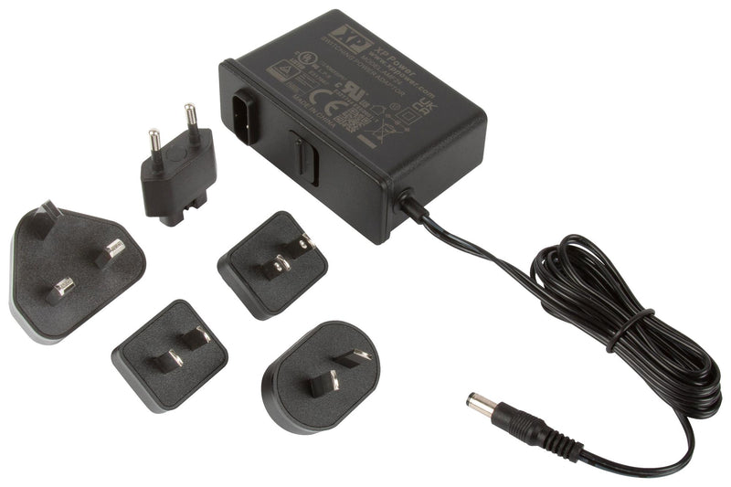 XP POWER AMF PLUG UK AC Input Plug, UK, Black, AMF18 Series, AMF24 Series, AMF36 Series AC-DC Power Supplies