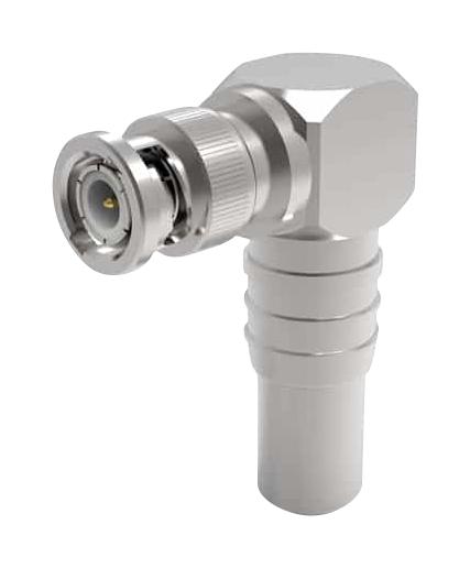 TIMES MICROWAVE EZ-400-BM-RA-X RF / Coaxial Connector, BNC Coaxial, Right Angle Plug, Crimp, Push On, 50 ohm, LMR-400