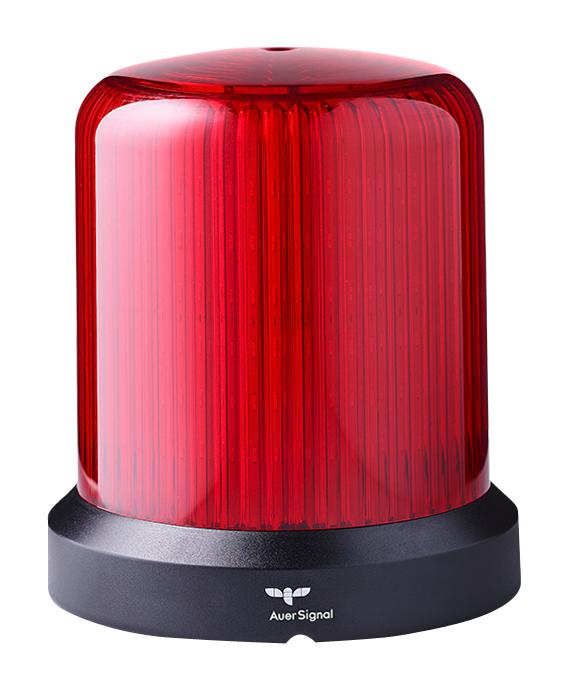 AUER SIGNAL 850542313 Beacon, Multifunction, Red, 240 VAC, IP66, 124 mm H, RDMUP Series