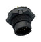 NORCOMP 870-006-113R001 Circular Connector, Circular Connector, Cavalier Series, Panel Mount Plug, 6 Contacts, PCB Pin