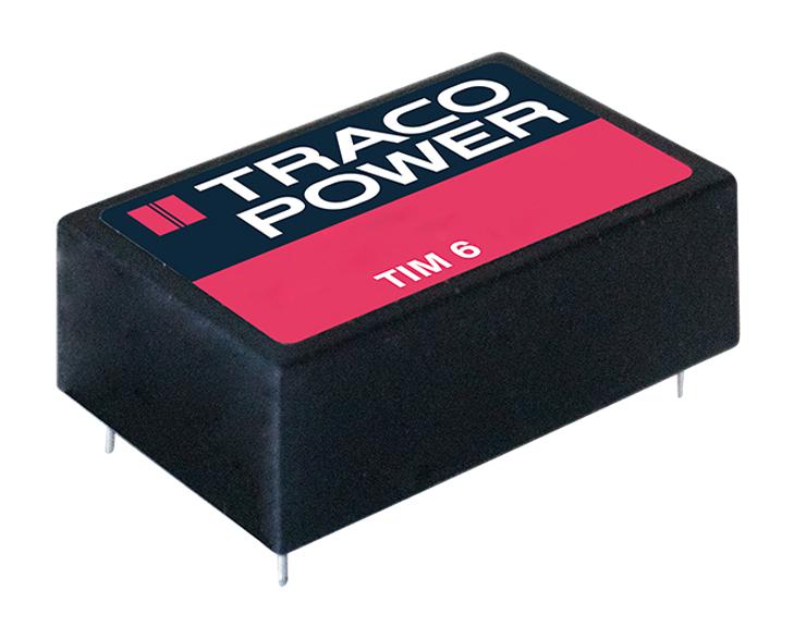 TRACO POWER TIM 6-2411 DC-DC CONVERTER, 5VDC, 1.2A, 6W