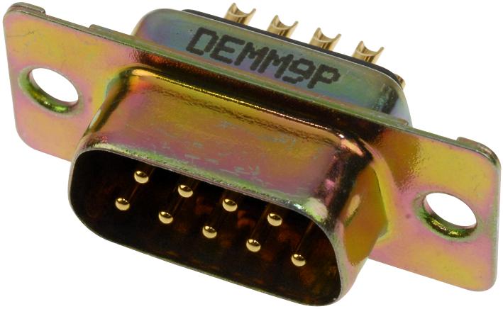 ITT CANNON DEMM9P CONNECTOR, D SUB, PLUG, 9 POSITION