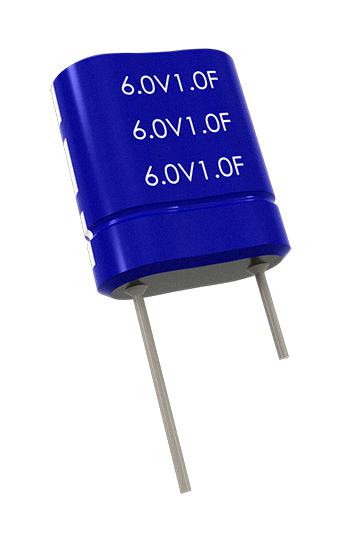 ABRACON ADCM-S06R0SA104PB Supercapacitor, 2-Cell Series, 0.1 F, 6 V, Radial Leaded, 0%, +100%, 6.8 mm