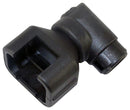 TE CONNECTIVITY 2035366-7 Connector Backshell, 4 Position, Black, Backshell, AMP AMPSEAL 16 Series Connectors, 90&deg;