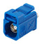 TAOGLAS FK2FCDK RF / Coaxial Connector, Code C, Blue, SMB Fakra Coaxial, Straight Jack, Crimp, 50 ohm, RG174, RG316