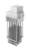 OMEGA ADH-005/480V/3P Heater, Duct, ADH Series, Stainless Steel, 5KW, 480V, 426&deg;C, 30W/in2, 12.07mm Outer Diameter