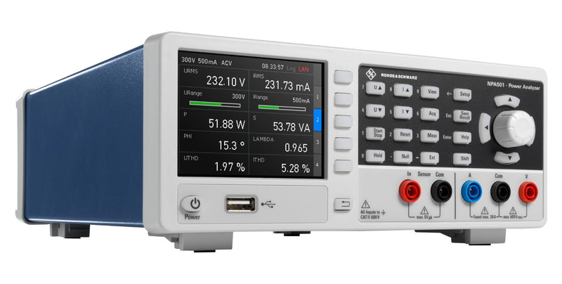 ROHDE & SCHWARZ NPA501-G POWER ANALYZER, 2CH, 100KHZ, 100 TO 230V