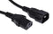 MULTICOMP PRO MP-FCR72039 Mains Power Cord, PVC, IEC 320 C13 to IEC 320 C14, 2 m, 10 A, 250 VAC, Black