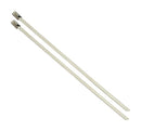 PRO POWER BU76-150 Cable Tie, Uncoated, Stainless Steel, Natural, 150 mm, 7.9 mm, 250 lb