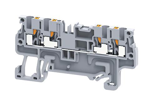 ALTECH CP1.5/4 TERMINAL BLOCK, DIN RAIL, 4POS, 800V/15A