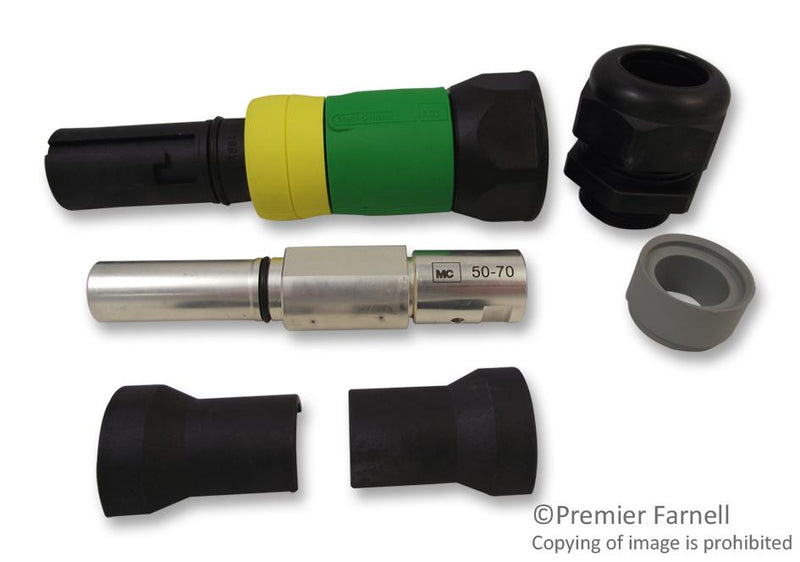 STAUBLI 15.0647C5-20 High Power Connector, 10BV, Socket, 1 kV, 250 A, Cable Mount, Clamp