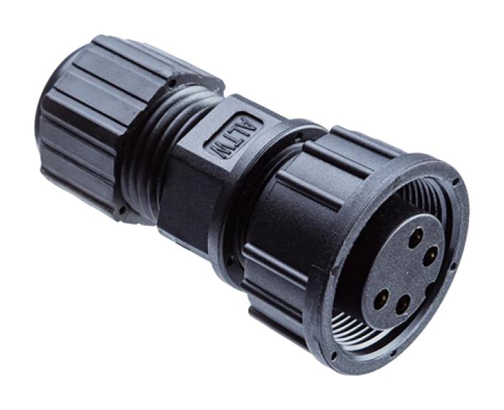 AMPHENOL LTW CB-04BFFA-SL7001 Circular Connector, Circular Industrial, Middle (C) Series, Cable Mount Receptacle, 4 Contacts