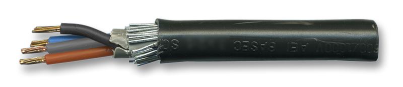 PRO POWER 6944X2.5MM XLPE/SWA/PVC Multicore Cable, Steel Wire Armour, Screened, 4 Core, 2.5 mm&sup2;, 164 ft, 50 m