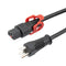 L-COM C13LPHGN515-15-10F PWR CORD, NEMA 5-15P-IEC C13, 10