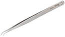 WELLER EREM 65ASA Tweezer, Precision, Curve/Pointed Tip, 140mm, Stainless Steel