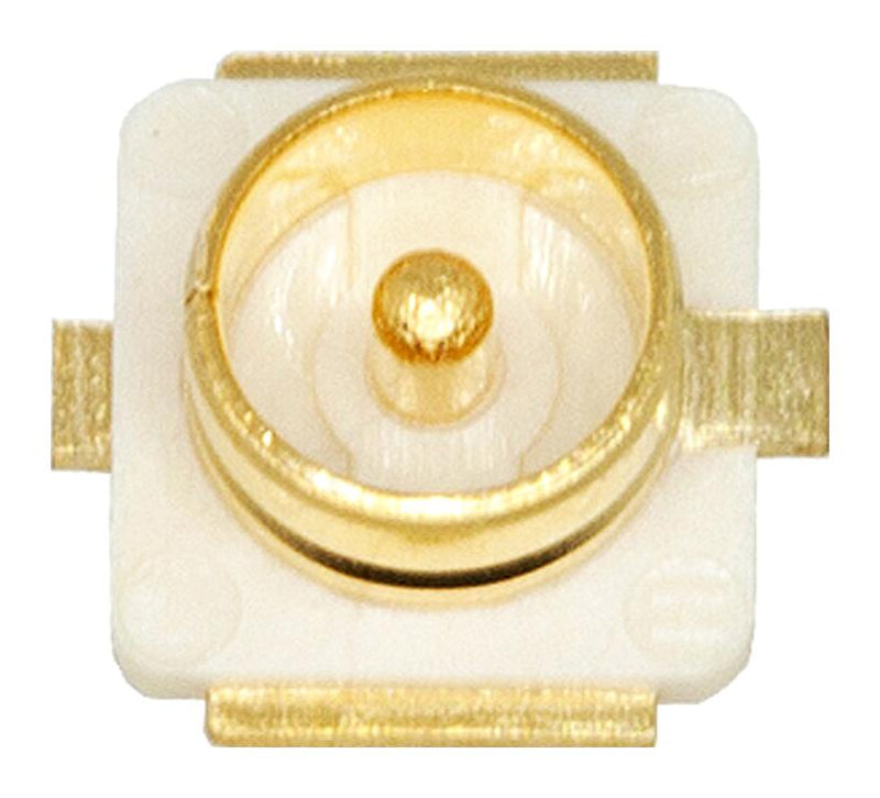 LINX - TE CONNECTIVITY CONUFL001-SMD-T RF / Coaxial Connector, UMCC Coaxial, Straight Jack, Surface Mount Vertical, 50 ohm, Brass