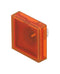 EAO 61-9671.3 Lens, 18mm x 18mm, Square, Orange, 61 Series